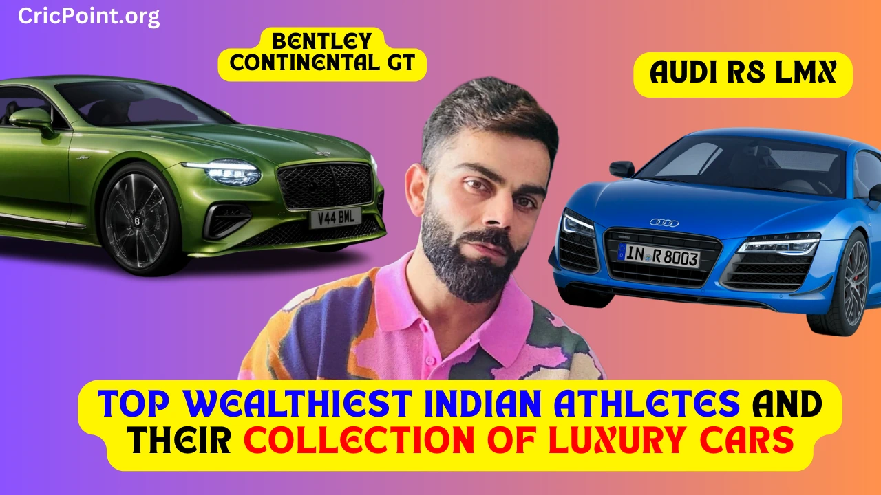 Top Wealthiest Indian Athletes and Their Collection of Luxury Cars