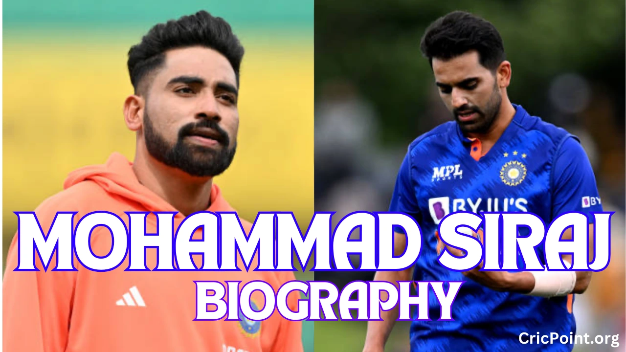 Mohammed Siraj Biography